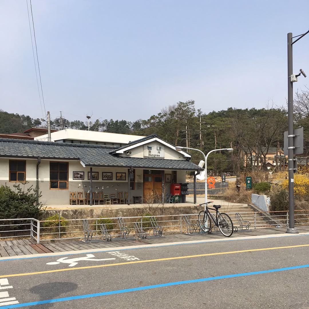 올만에 날 좋아 능내역 왔다.. 오다가 사고만 두번 봄 ㅡㅡ…