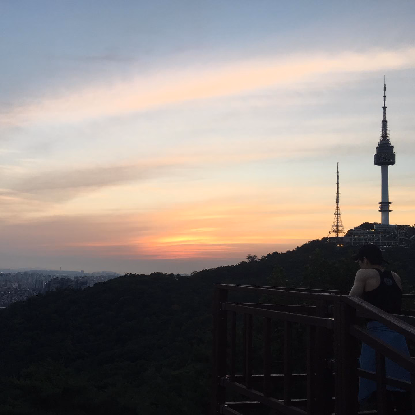 한강북단 돌다오기
