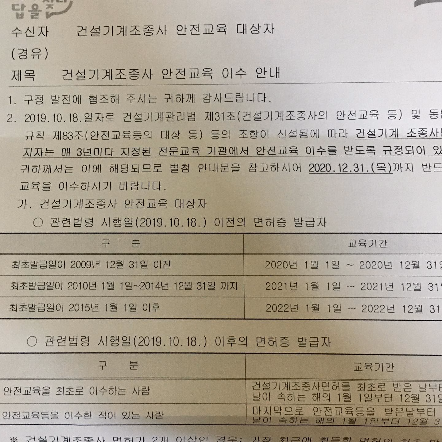 면허 갱신하기 싫다..