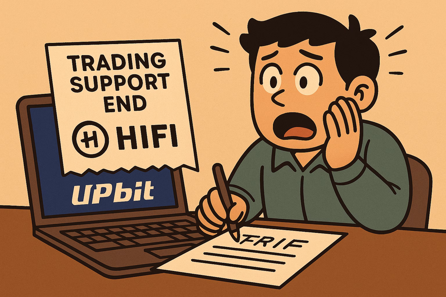 업비트, 하이파이(HIFI) 거래 지원 종료 안내