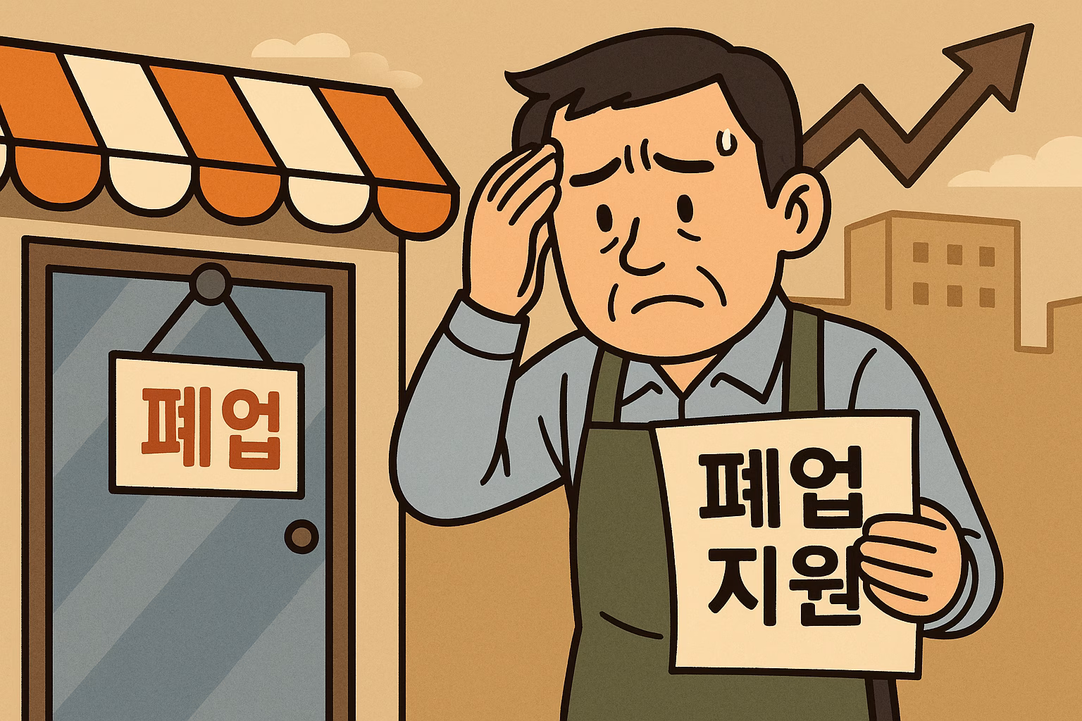 경기 한파에 자영업자 줄줄이 폐업…올해만 3만명 육박