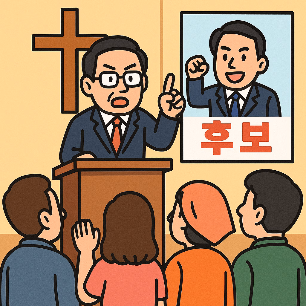 일부 개신교 인사들 불법 선거운동 논란…종교의 정치 개입 도마 위