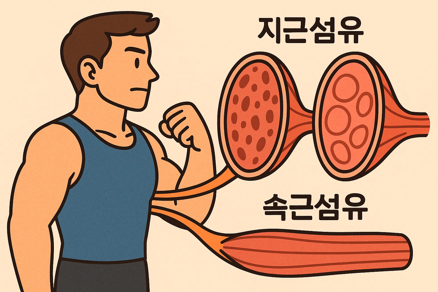 지근섬유와 속근섬유, 운동 성능을 결정짓는 근육의 이중 구조