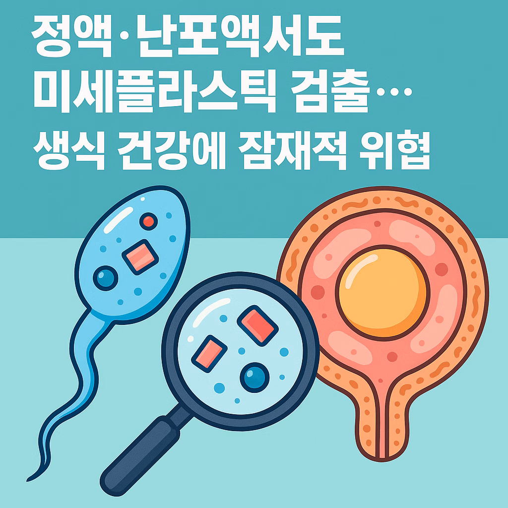 정액·난포액서도 미세플라스틱 검출…생식 건강에 잠재적 위협