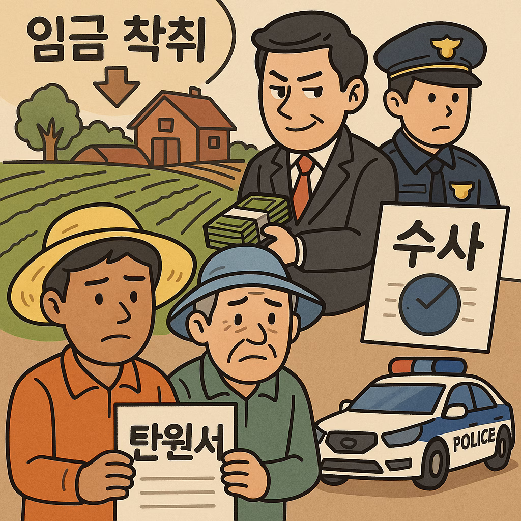 강원경찰, 양구 외국인 계절노동자 임금 착취 브로커 수사 착수