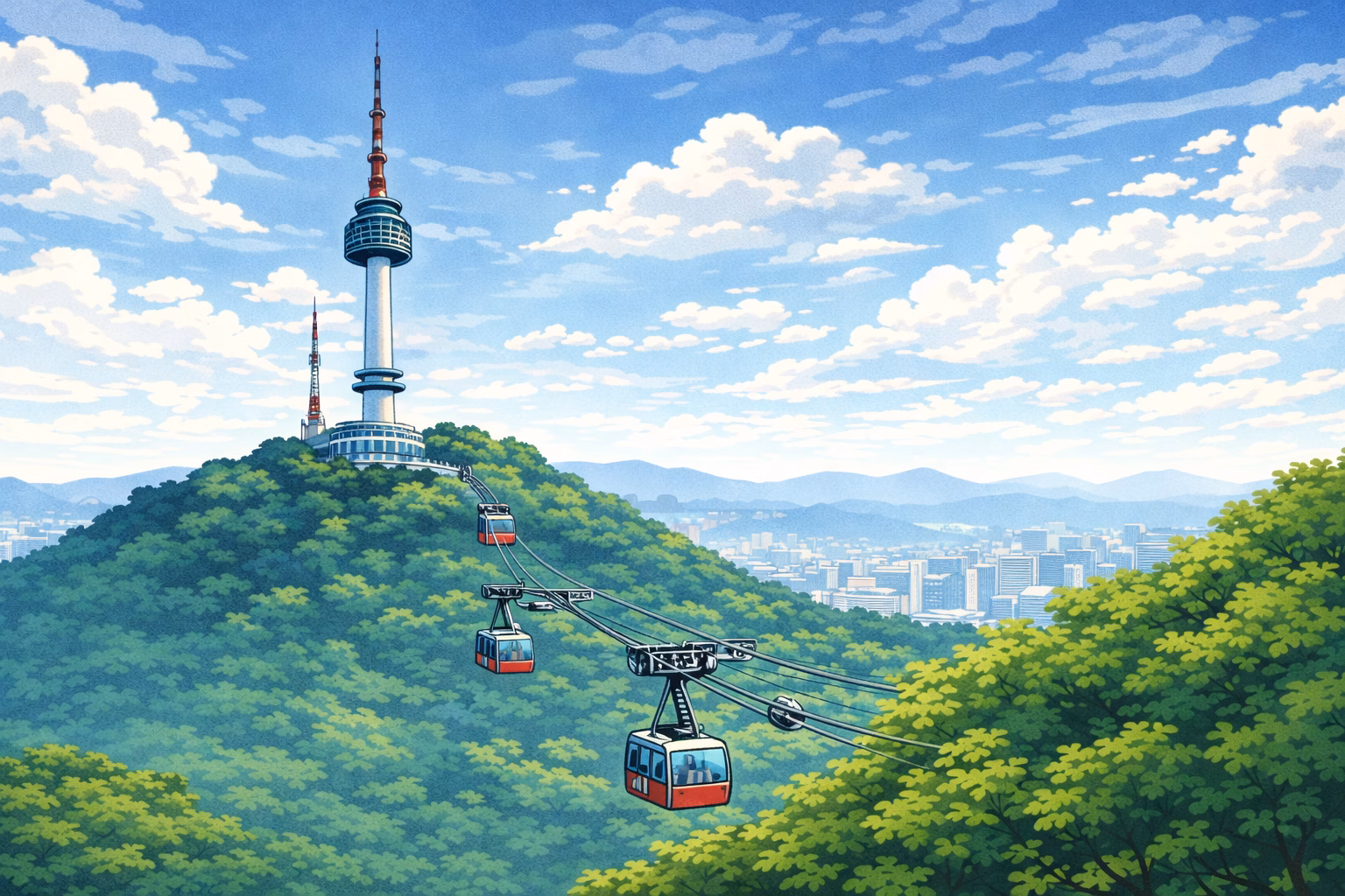 서울 남산 곤돌라 설치 계획에 법원 제동