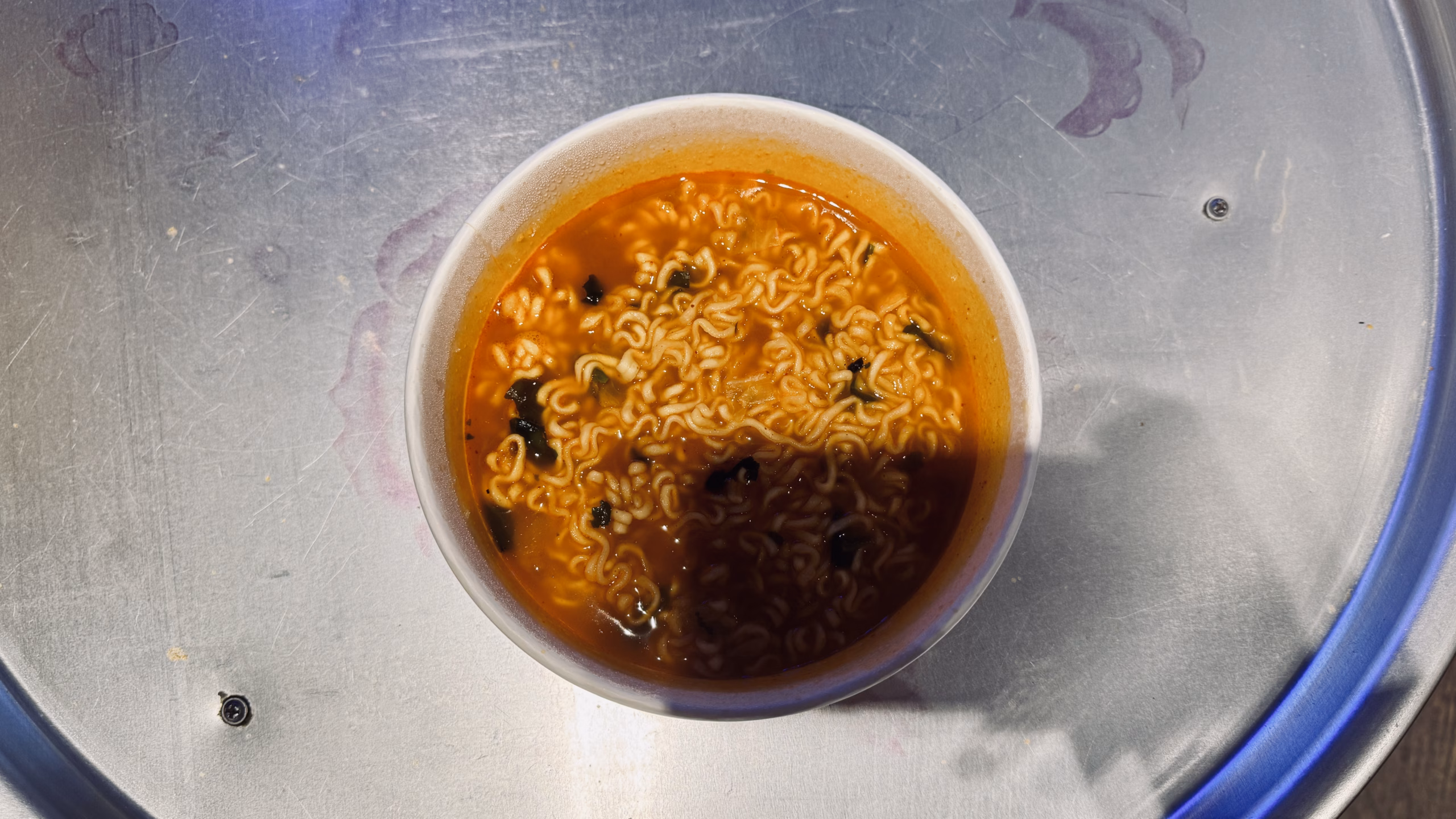 흔히들 말하는 한강라면을 북악팔각정에서